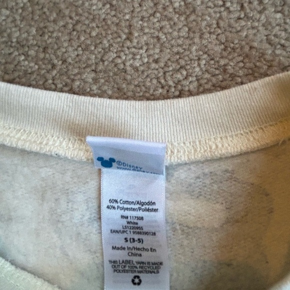 Disney Women Sweatshirt Size Small (Jr 3-5) Mickey Minnie Daisy Donald Pluto S - Picture 4 of 7
